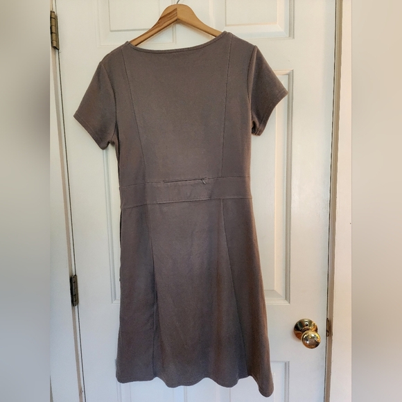 Scottevest Daisy TShirt Dress Size Medium Charcoal Travel Tennis Sporty Golf - Picture 3 of 14